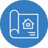 Home Blueprint Plan Outline Icon Home Blueprint Plan Outline Icon